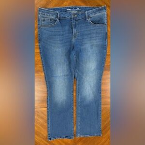 Old Navy Dark Blue Boot-Cut Jeans